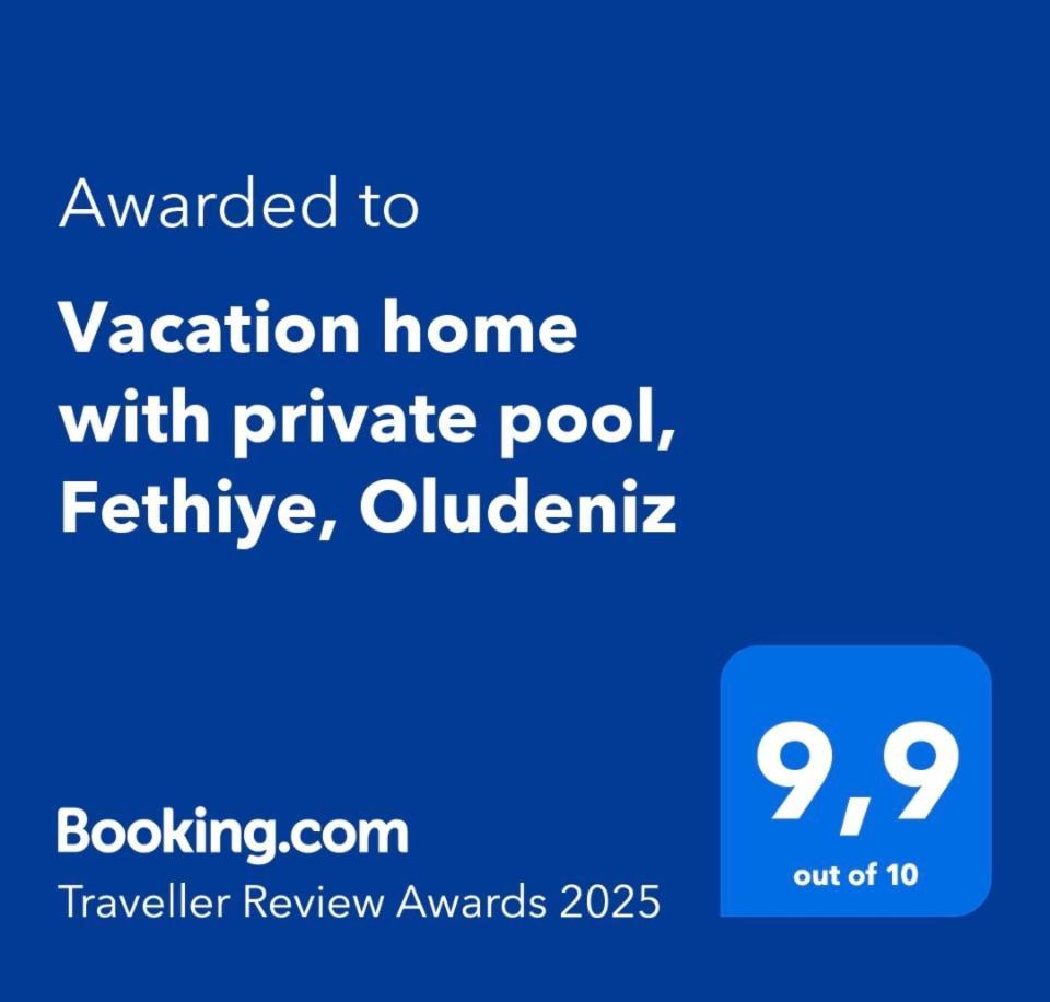 Vacation Home With Private Pool, Fethiye, Oludeniz Cedit Zewnętrze zdjęcie
